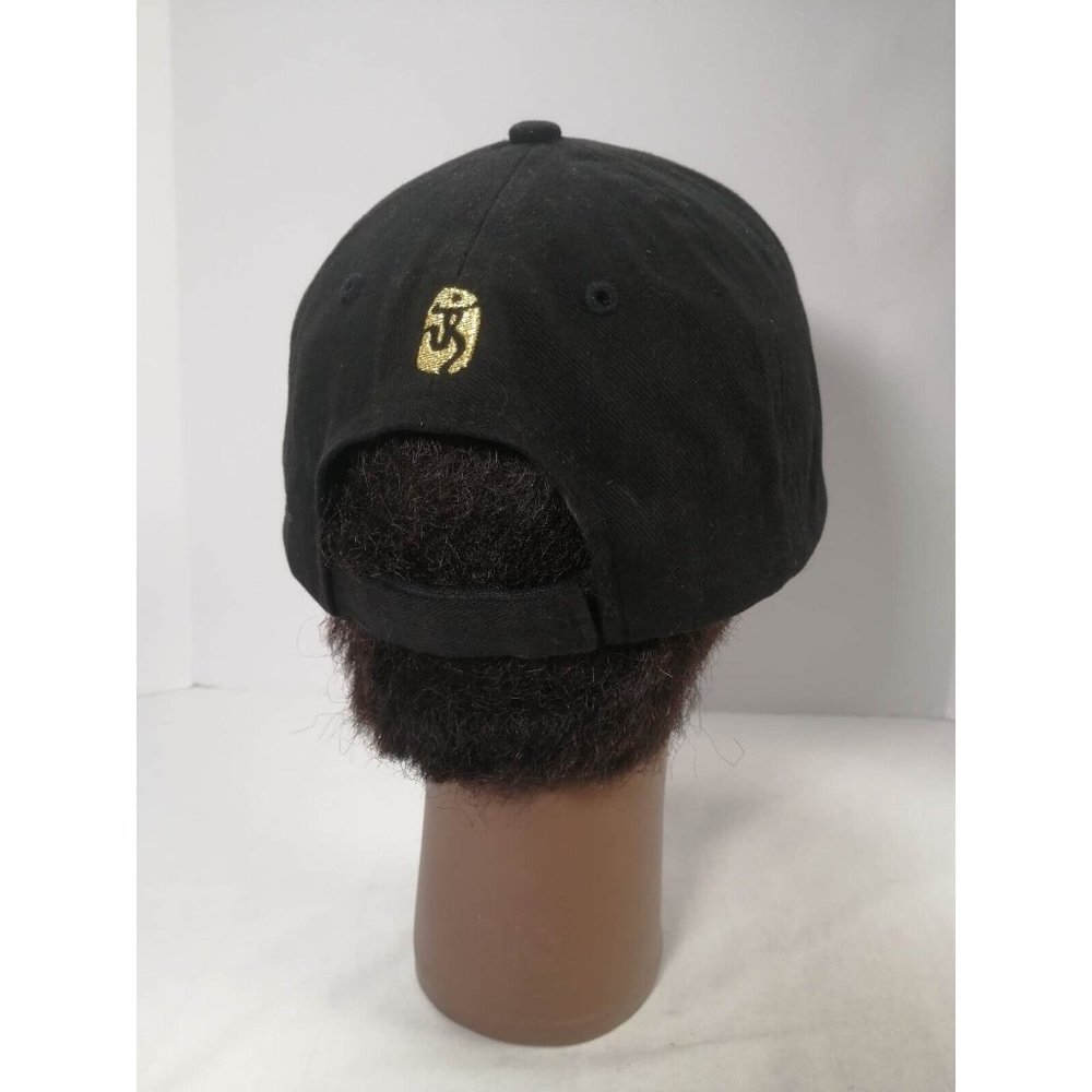 Beijing 2008 olympic baseball hat Golf cap black gold embroidered adjustable - Picture 5 of 9